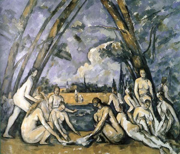 Paul Cezanne Les Grandes Baigneuses China oil painting art